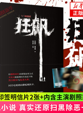 狂飙小说原著【赠印签剧照+内含主演剧照彩页】徐纪周导演 张译张颂文李一桐主演电视剧狂飙全集原著 狂飙书犯罪悬疑小说