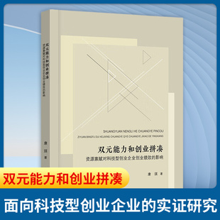 双元能力和创业拼凑 资源禀赋对科技型创业企业创业绩效的影响 康琪著 从理论上丰富了面向科技型创业企业的实证研究 新华正版书籍