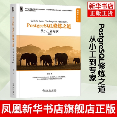 PostgreSQL修炼之道 从小工到专家 第2版 唐成 PostgreSQL 数据库领域书籍 机械工业出版社 凤凰新华书店旗舰店