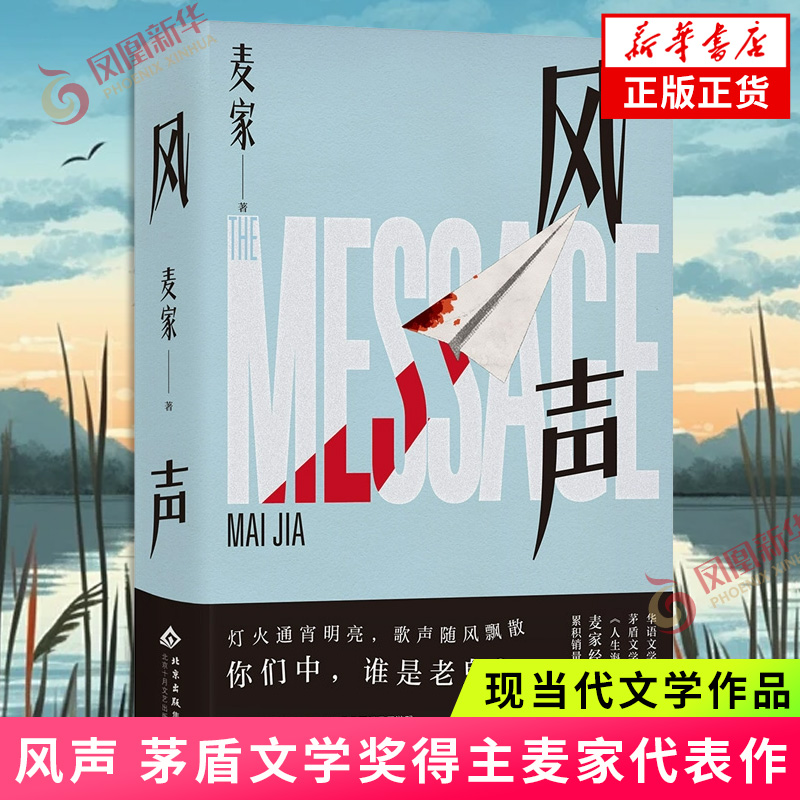 风声2025版 茅盾文学奖得主麦家代表作 华语文学传媒大奖年度小说家 人生海海人间信 痛苦是条虫 凤凰新华书店 正版书籍