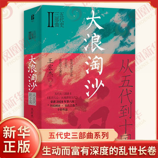 五代史三部曲系列 一部生动而富有深度 乱世长卷 大浪淘沙 凤凰新华书店旗舰店正版 王宏杰 中国历史通史书籍 从五代到十国