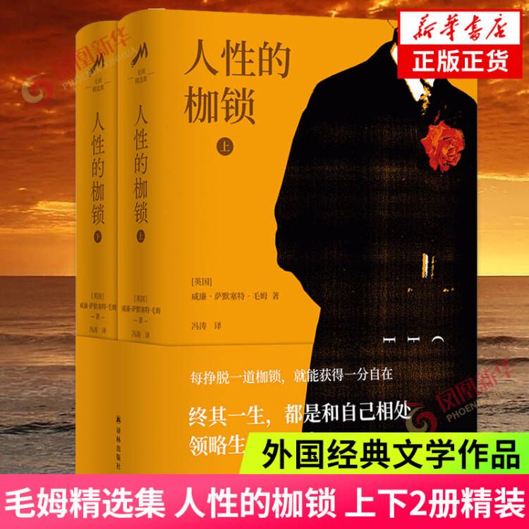 人性的枷锁上下2册精装毛姆精选集文学名著作品外国长篇小说文学名著作品译林出版社正版凤凰新华书店旗舰店