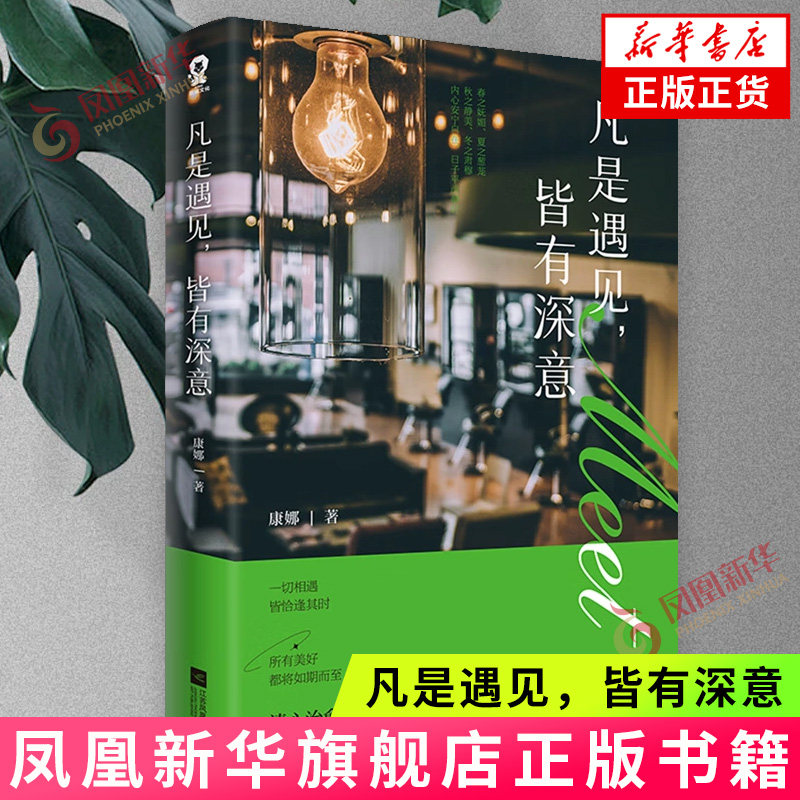 凡是遇见，皆有深意 康娜著 聊人间烟火 静悟悲欢离合 现当代文学散文随笔 江苏凤凰文艺出版社 新华正版书籍