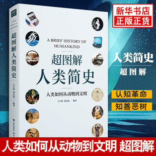 超图解人类简史-人类如何从动物到文明 王宇琨 董志道著 认知革命 信息革命历史进程世界通史文明史正版书【凤凰新华书店旗舰店】
