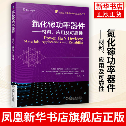 氮化镓功率器件 材料 应用及可靠性 马特奥 梅内吉尼 半导体GaN 工艺器件设计 芯片 微电子CMOS集成电路建模