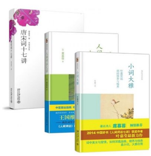 【新华书店旗舰店官网】叶嘉莹讲词精选 唐宋词十七讲+人间词话七讲+小词大雅全3册套装 迦陵讲演集 王国维人间词话解读 诗歌词曲
