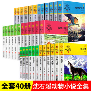 狼王梦沈石溪动物小说全集品藏书系大王升级版全套41册斑羚飞渡第七条猎狗最后一头战象9-12岁小学生四五六年级课外阅读必正版书籍