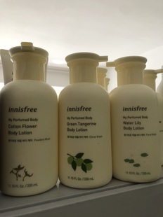 BODY水果香水身体乳 THE 沐浴露 LGON 悦诗风吟木棉花睡莲韩国正品