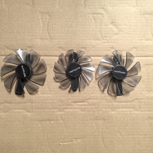 蓝宝石RX5700XT 超白金极光 显卡风扇FDC10H12D9-C/FD10015M12D