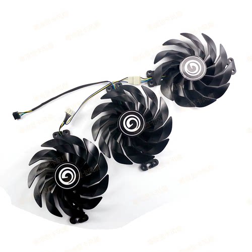 影驰RTX 3060TI 3070 3070ti 3080 3080ti 3090黑将显卡散热风扇