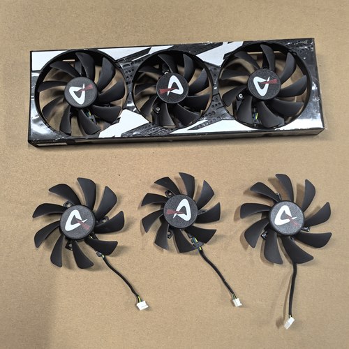 AX电竞叛客 RTX3060 3060ti 3070 3070ti X3W LHR 显卡温控风扇