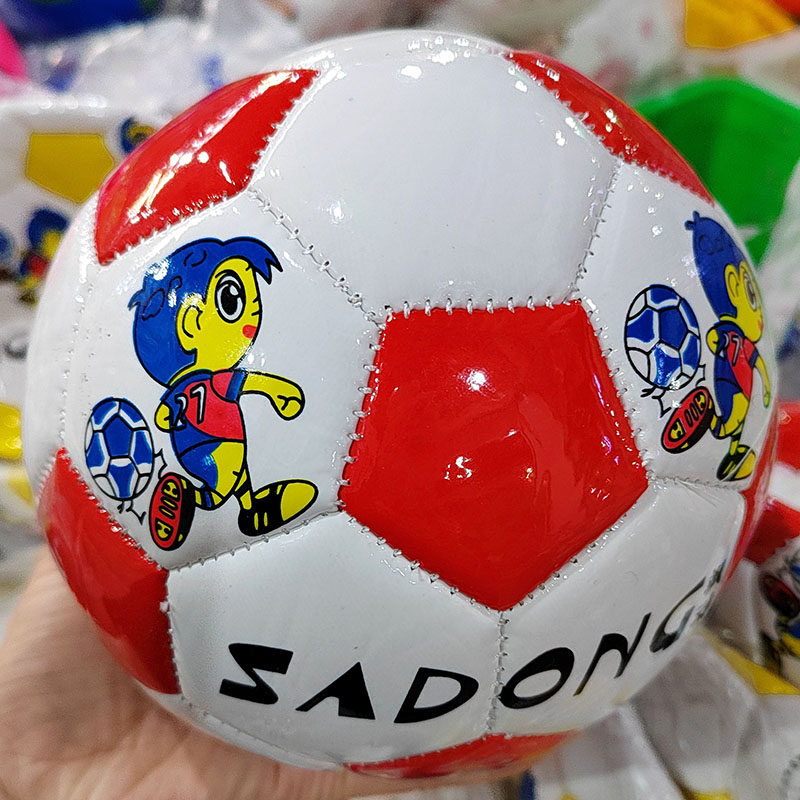 小龄儿童足球篮球 卡通2号幼儿园户外运动玩具双层耐玩防爆橡胶球