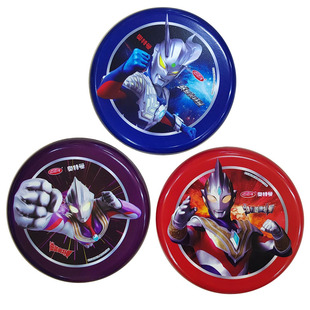 哈哈球儿童软飞盘PU软胶奥特曼图案幼儿园安全耐摔亲子运动玩具