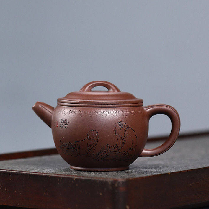壶刻茶缘壶泡茶壶如意汉瓦