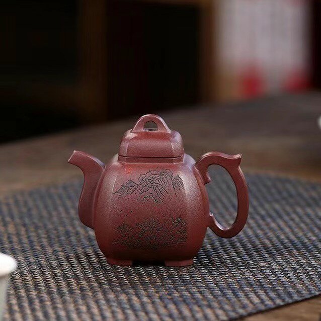 140毫升宜兴紫砂壶上善若水壶原矿底槽清壶功夫茶壶福临八方壶