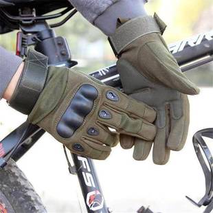 战术户外男特种兵健身格斗登山运动骑行防护防滑耐磨军迷全指手套