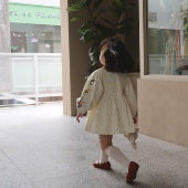 AnyinGirl Bonjour同款 重工烫金刺绣上衣裤 子女宝宝好看 衣服