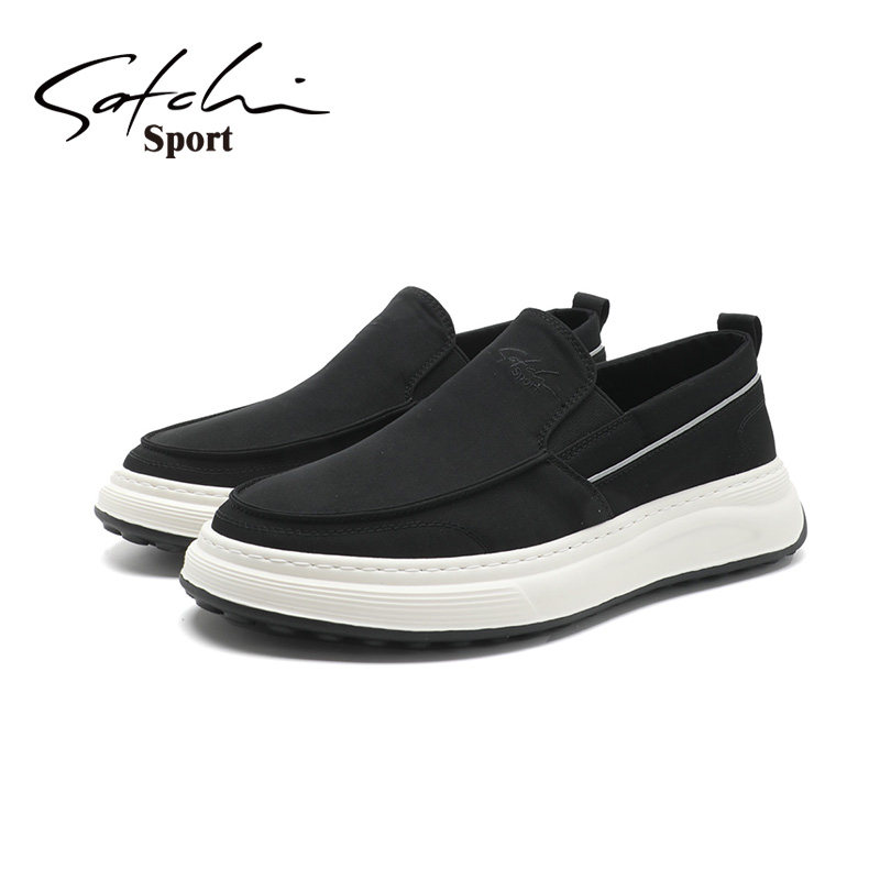 Satchi Sport/沙驰运动男鞋休闲布鞋一脚蹬懒人鞋透气软底防滑鞋,流行男鞋,布鞋,淘宝优惠券,粉丝福利购,淘宝优惠卷