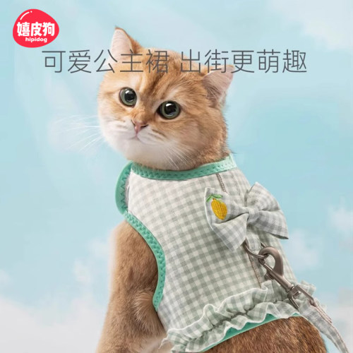 猫咪牵引绳宠物胸背带背心式