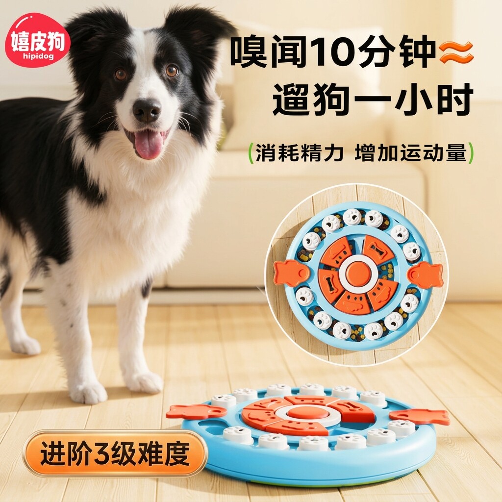 狗狗玩具藏食漏食益智解闷发声宠物嗅闻丰容玩具边牧大小型犬用品
