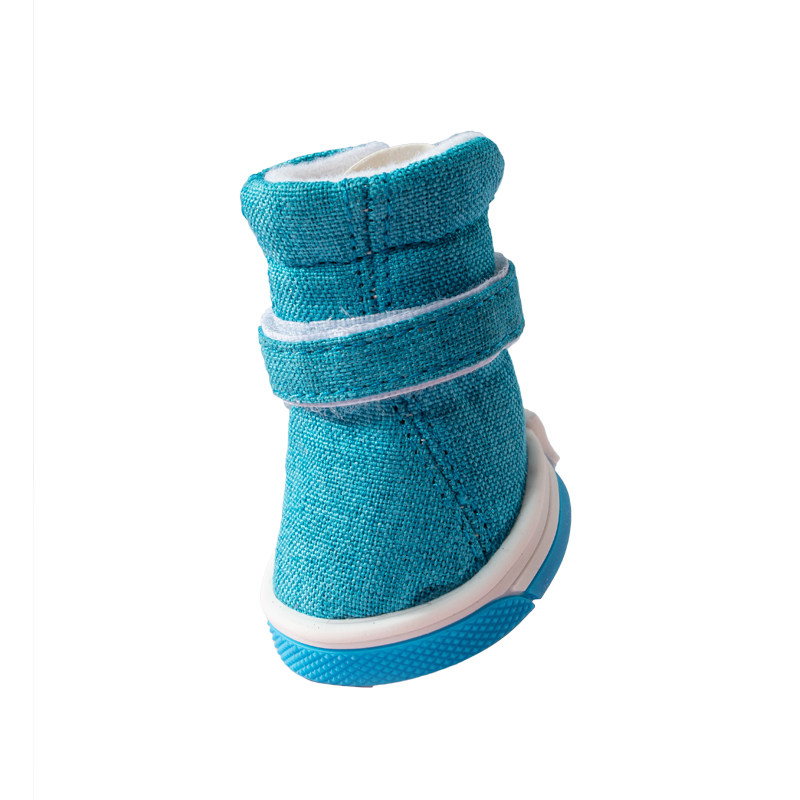 小狗狗鞋子帆布冬季防掉泰迪小型犬宠物脚套脚比熊外出四季鞋套