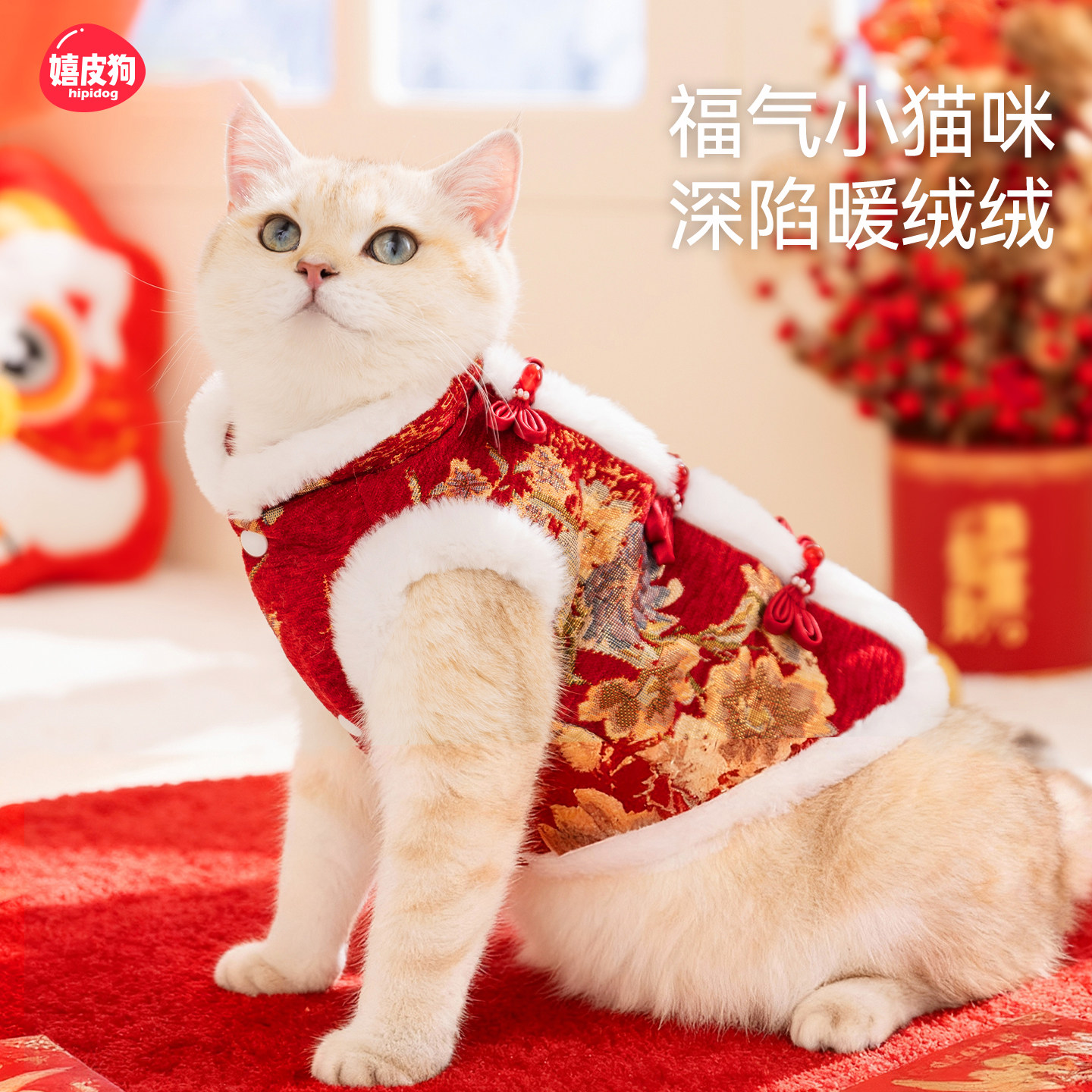 小猫咪衣服加绒加厚防掉毛秋冬季幼猫宠物德文猫无毛猫过冬四脚衣,宠物/宠物食品及用品,猫宠物服装/雨衣（新）,淘宝优惠券,粉丝福利购,淘宝优惠卷