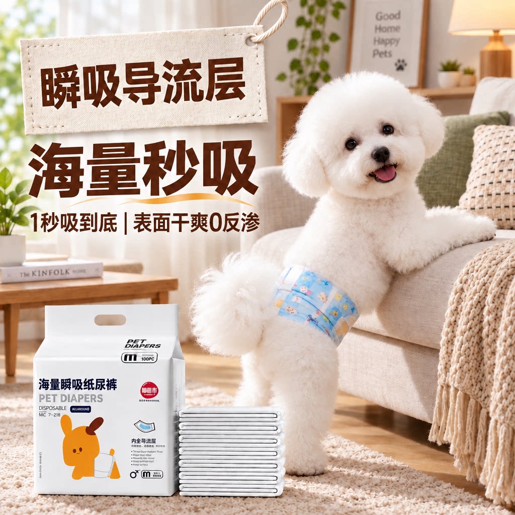 狗狗尿不湿公狗专用纸尿裤母狗狗宠物生理裤姨妈裤卫生巾小狗尿布