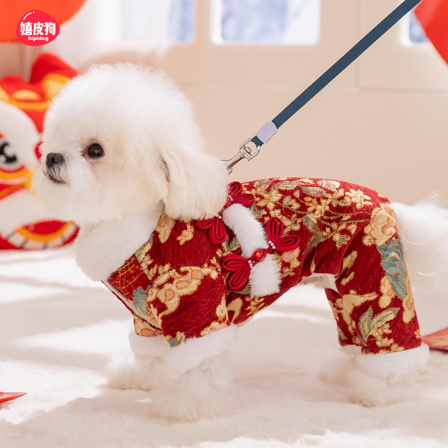 嬉皮狗|江山如画新年唐装棉衣