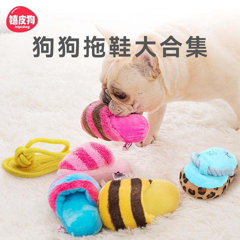 拖鞋解闷神器泰迪宠物用品狗狗
