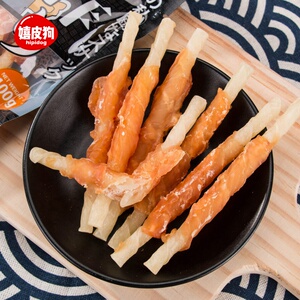 狗狗零食鸡肉奶酪磨牙棒