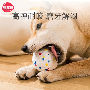 狗狗玩具橡胶球自嗨磨牙逗狗实心泰迪大型小型犬解闷神器宠物耐咬