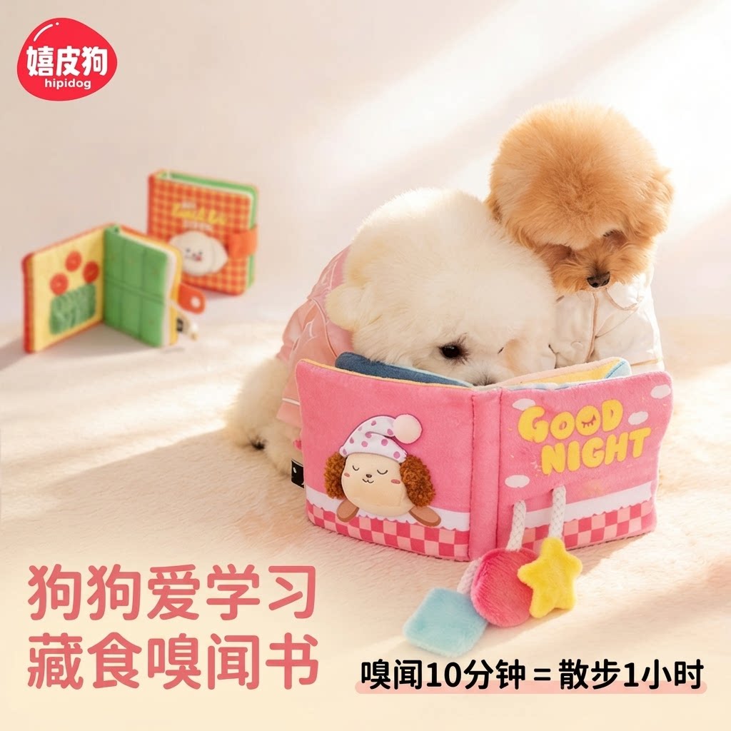 狗狗爱学习！藏食嗅闻益智玩具图片