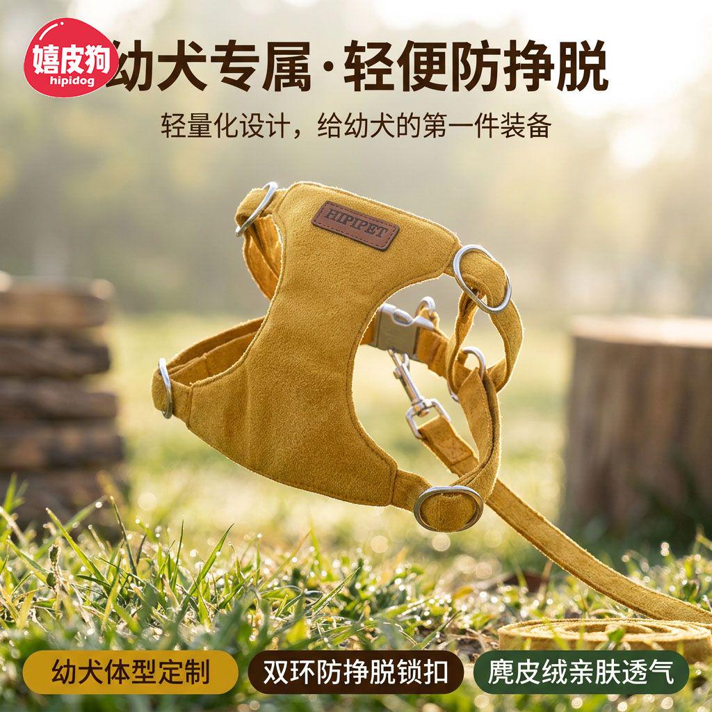 幼犬专属轻便防挣脱牵引绳图片