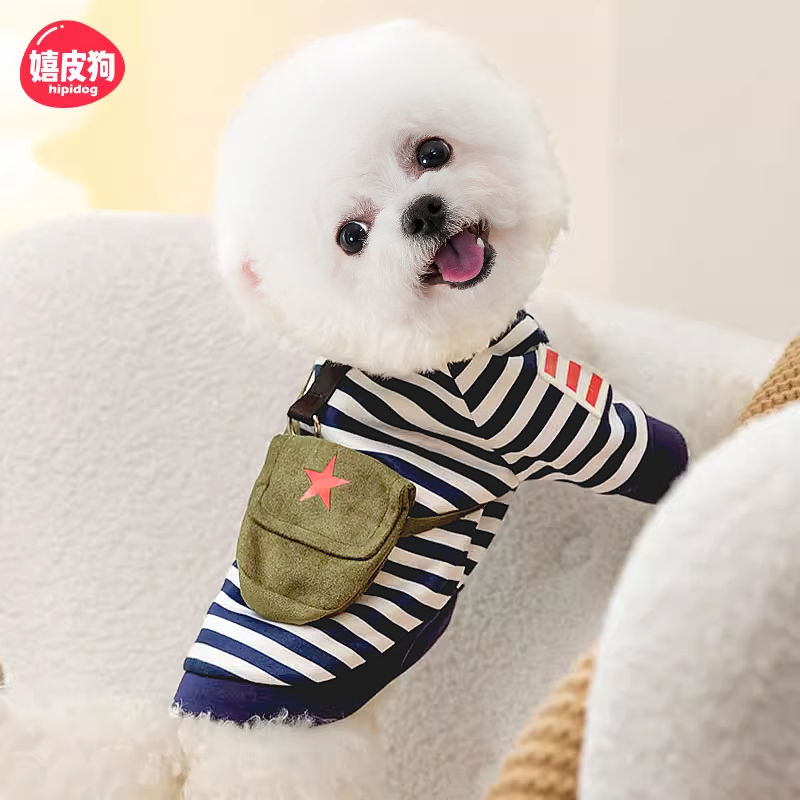 嬉皮狗雷锋挎包学生卫衣