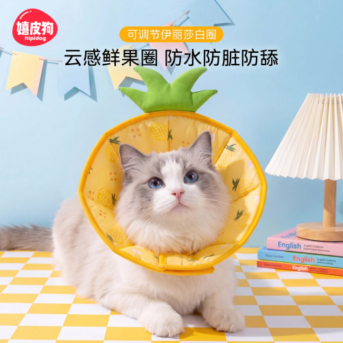 嬉皮狗云感防水防舔伊丽莎白圈