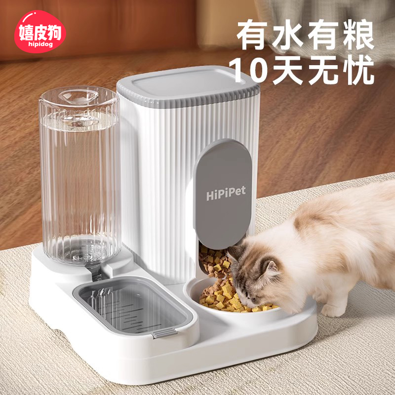 猫咪饮水机自动喂食器恒温无线静音循环喂水器猫咪喝水流动不插电