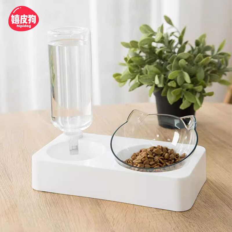 狗碗防打翻狗盆保护自动饮水器