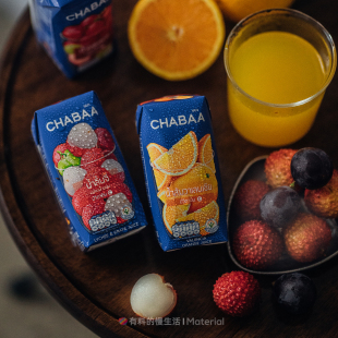 泰国进口恰芭CHABAA复合果汁混合果味橙汁石榴蓝莓聚餐节日饮料