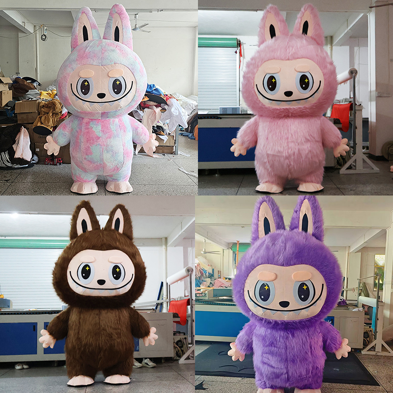 POPMART泡泡瑪特 LABUBU精靈玩具充氣人偶服玩偶裝拉布布Costume