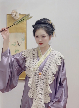 森女女棉线凤尾花复古风包邮披肩