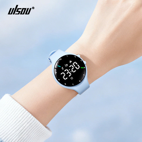 佑烁个性双显示表盘女式学生手表