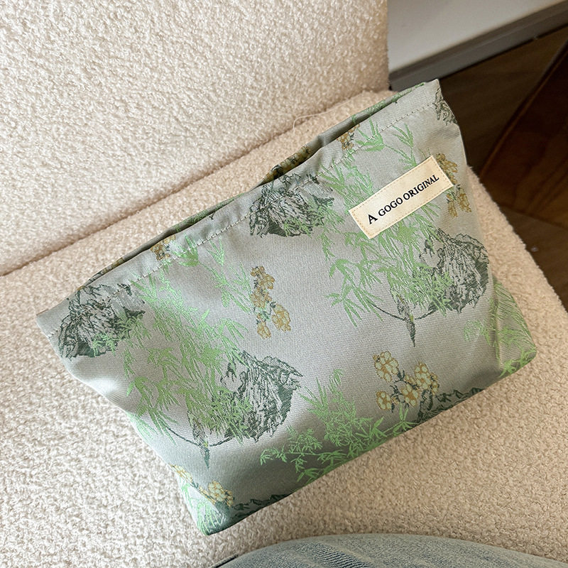 国风森系化妆包小清新便携护肤品收纳袋旅外出洗漱包内衣袋手拿包,箱包皮具/热销女包/男包,小方包,淘宝优惠券,粉丝福利购,淘宝优惠卷