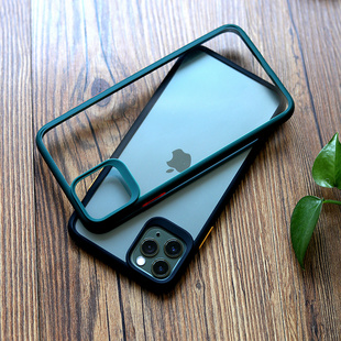 ROCK 简约带挂绳孔女软硅胶情侣创意潮牌网红壳 适用iphone11手机壳透明苹果11promax保护壳全包防摔11pro新款