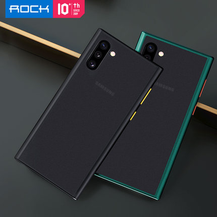 ROCK三星note10手机壳note10pro全包防摔硅胶手机套Galaxy个性创意note10+磨砂壳n10plus男女款ins潮牌保护壳