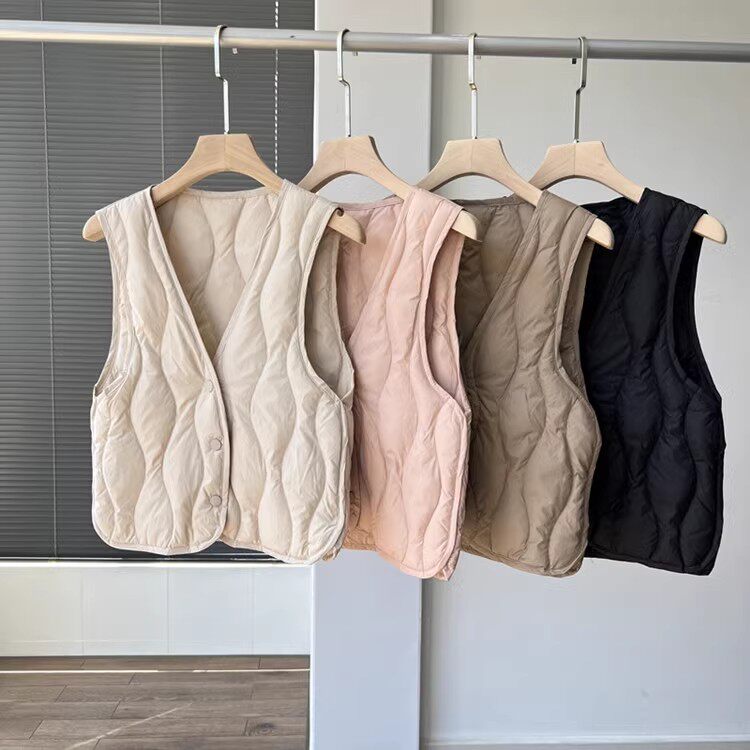 新国标90白鸭绒！轻盈保暖！好穿不钻绒万种穿法叠穿内搭背心马甲