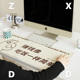 左咸敦道高级技师系列皮革鼠标垫原创趣味文字电脑办公室桌面防滑