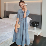 现货！3色系带连衣裙蛋糕裙207-J786P95控148，女装连衣裙，卡莱