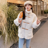 现货主推加厚仿濑兔外套皮毛一体羊羔毛207-J8828P175控258，女装皮草，卡莱