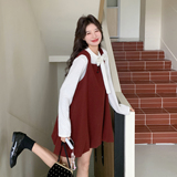 【新款】蝴蝶结系带T桖花苞背带裙两件套装207-330P175控288，女装套装/套裙，卡莱