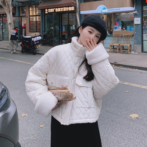大货已出 内胆都是毛毛派克服菱格衣207-J8823P185控268图片
